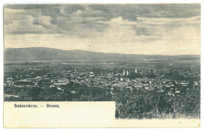 3891 - ORASTIE, Hunedoara, Panorama, Romania - old postcard - used - 1907 foto