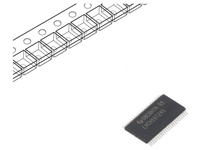 Digital Bus Transceiver Translator 16-Channel CMOS SMD TSSOP48