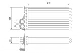 VALEO 811565 Schimbator caldura, incalzire habitaclu