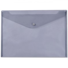 Mapă Documente Plastic, A4, Capsă, Culoare Gri