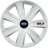 Cumpara ieftin Set 4 Capace Roti GTX Alb R16, Compatibil Cu Ford