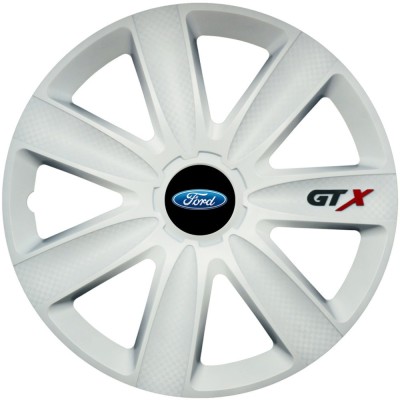 Set 4 Capace Roti GTX Alb R15, Compatibil Cu Ford foto