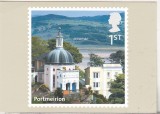 Bnk cp Timbre pe carti postale - Portmeirion - necirculata, Printata