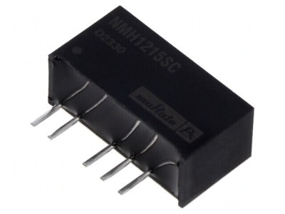 Convertor DC/DC 2W 12V la 15V/-15V foto