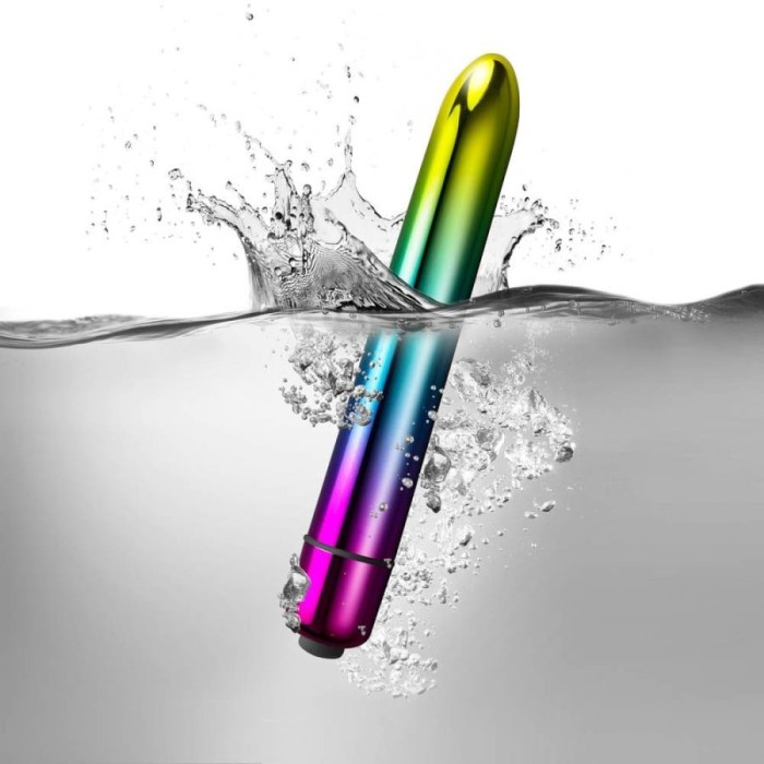 Glont Vibrator Prism, Multicolor Metalic, 11 cm