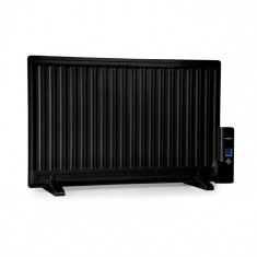 OneConcept Wallander, radiator pe ulei, 800 W, termostat, incalzitor de ulei, ultra-plat, negru foto