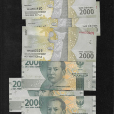 Indonezia Indonesia 2000 2.000 rupii rupiah 2016/18 unc pret pe bucata