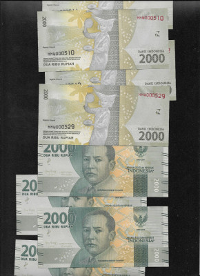 Indonezia Indonesia 2000 2.000 rupii rupiah 2016/18 unc pret pe bucata foto