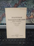 Spiru Haret Banca Populara Avrameni 1904 Dorohoi, Statute. Carte Veche Bibliofilie