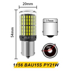 Set 2 Becuri LED Pro Canbus compatibile PY21W Portocaliu