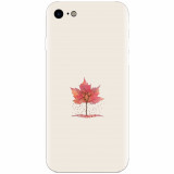 Husa silicon pentru Apple Iphone 6 Plus, Autumn Tree Leaf Shape Illustration