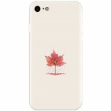 Husa silicon pentru Apple Iphone 6 Plus, Autumn Tree Leaf Shape Illustration