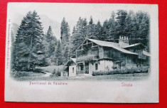 Sinaia Pavilionul de Vanatoare embosata foto