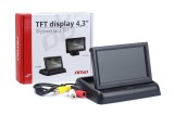 Monitor auto pliabil AMiO TFT02 pentru camera marsarier, 4.3 inch