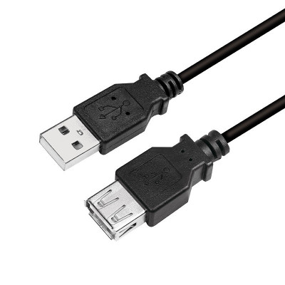 CABLU USB LOGILINK prelungitor, USB 2.0 (T) la USB 2.0 (M), 3m, negru, &amp;quot;CU0011B&amp;quot; foto