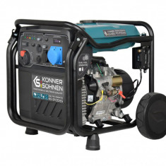 Generator De Curent 8 Kw Inverter - Hibrid (gpl + Benzina) - Konner & Sohnen - Ks-8100ieg