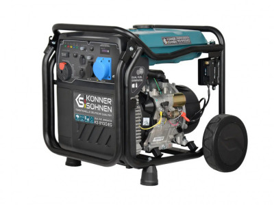 Generator de curent 8 kW inverter - HIBRID (GPL + benzina) - Konner &amp;amp; Sohnen - KS-8100iEG foto