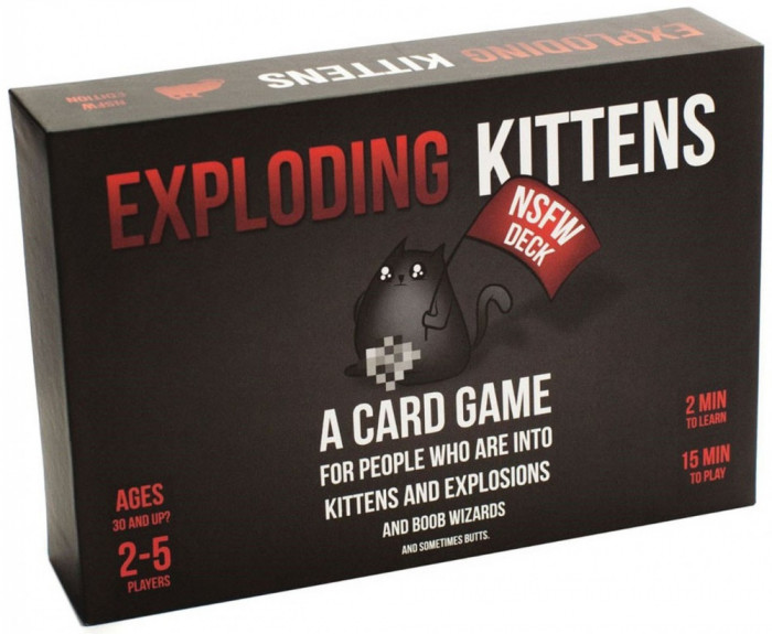 Joc de societate Exploding Kittens: NSFW Edition - Petrecere