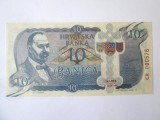 Rara! Croația 10 Banica 1990 UNC bancnota propunere/test