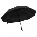 vidaXL Umbrelă pliabilă automată, negru, 104 cm 149145