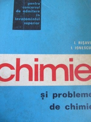 Chimie si probleme de chimie pentru concursul de admitere in invatamantul sup... foto