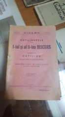 Cicero, I-iul ?i al II-lea Discurs impotriva lui Catalina, Vol. 1, Ia?i 1931 foto