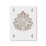 Cumpara ieftin Sablon 900x600x0.7mm Leaf Damask Refolosibil, model MXSP7016