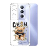 Husa antisoc pentru realme c65, airbag pro, protectie completa, design transparent, cash is king