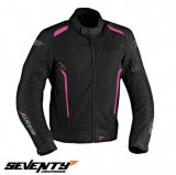 Geaca (jacheta) femei Touring vara Seventy model SD-JT36 culoare: negru/roz XS