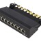 Patch panel RJ45 Cat6, 8 porturi