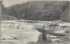 Carte postala Stavilar pe raul Uz pe partea Romaniei foto