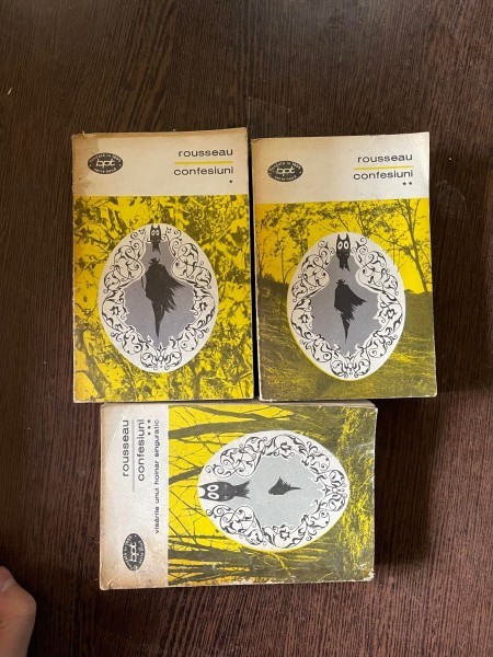 Jean Jacques Rousseau - Confesiuni (3 volume)