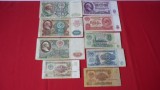 LOT BANCNOTE RUSIA RUBLE 9 BUC.