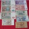 LOT BANCNOTE RUSIA RUBLE 9 BUC.