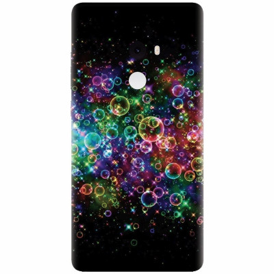 Husa silicon pentru Xiaomi Mi Mix 2, Rainbow Colored Soap Bubbles foto