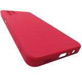 Husa tip capac spate Atlas silicon TPU Matte rosie pentru Samsung Galaxy A12