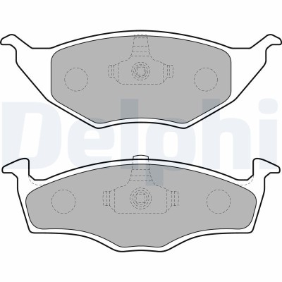 DELPHI LP1675 set placute frana,frana disc foto