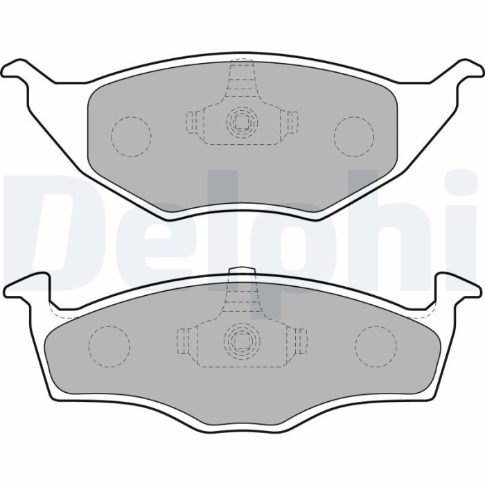 DELPHI LP1675 set placute frana,frana disc