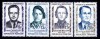 C4594 - Franta 1958 - Eroi ai Rezistentei 4 v. neuzat,perfecta stare, Nestampilat