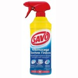 Solutie Spray Antimucegai SAVO Multisuprafete, Cantitate 500 ml, Solutii Antimucegai, Solutie Pulverizatoare pentru Mucegai, Spray Eliminare Mucegai,