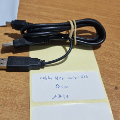 Cablu Usb - mini Usb 80cm #A3671