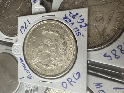 Morgan Dollar 1921 Moneda de Argint foto