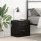 vidaXL Noptiera stejar negru 40x30x40 cm lemn prelucrat 862004