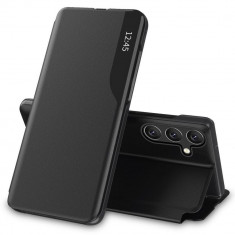Husa Tech-Protect Smart View pentru Samsung Galaxy A35 5G Negru