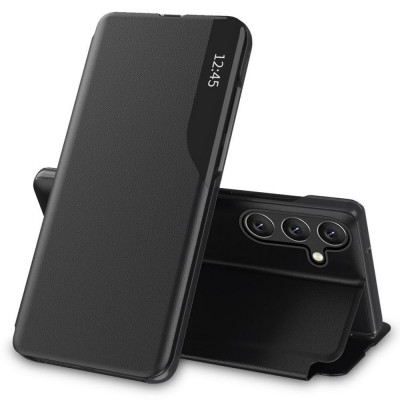 Husa Tech-Protect Smart View pentru Samsung Galaxy A55 5G Negru foto