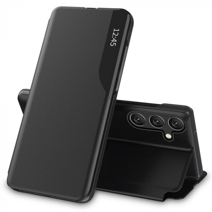 Husa Tech-Protect Smart View pentru Samsung Galaxy A55 5G Negru