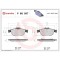 Placute frana Renault Latitude (L70) 07.10-, Spate, BREMBO