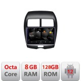 Navigatie Android Mitsubishi ASX 2K QLED 8GB RAM 128GB 4G DSP