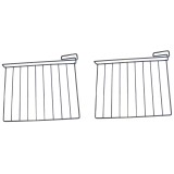 Cumpara ieftin Set 2 despartitoare pentru rafturi, Home Creation, metal, gri, 33x27cm