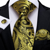 Set cravata + batista + butoni - matase - model 427
